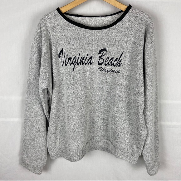 Vintage Sweaters - VINTAGE || “Virginia Beach” Pullover Sweater